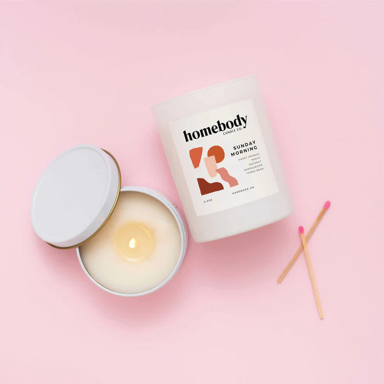 Homebody Candle Co • Sunday Morning • Burn + Bloom Candle