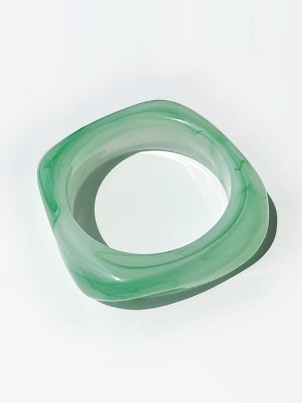 Geometric Bracelet Accessories: GREEN / One_size
