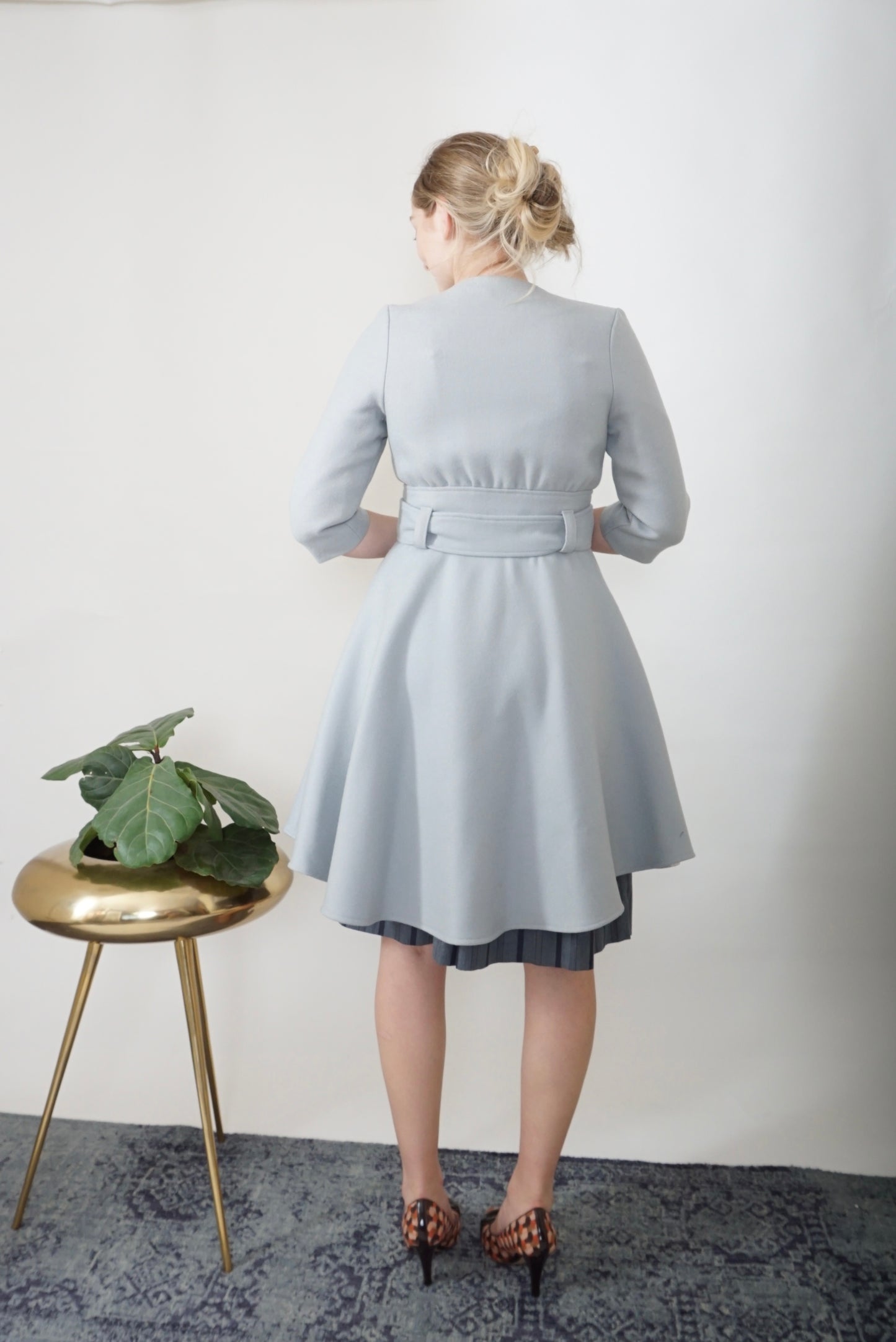 Loeffler Randall Pale Blue Opera Coat