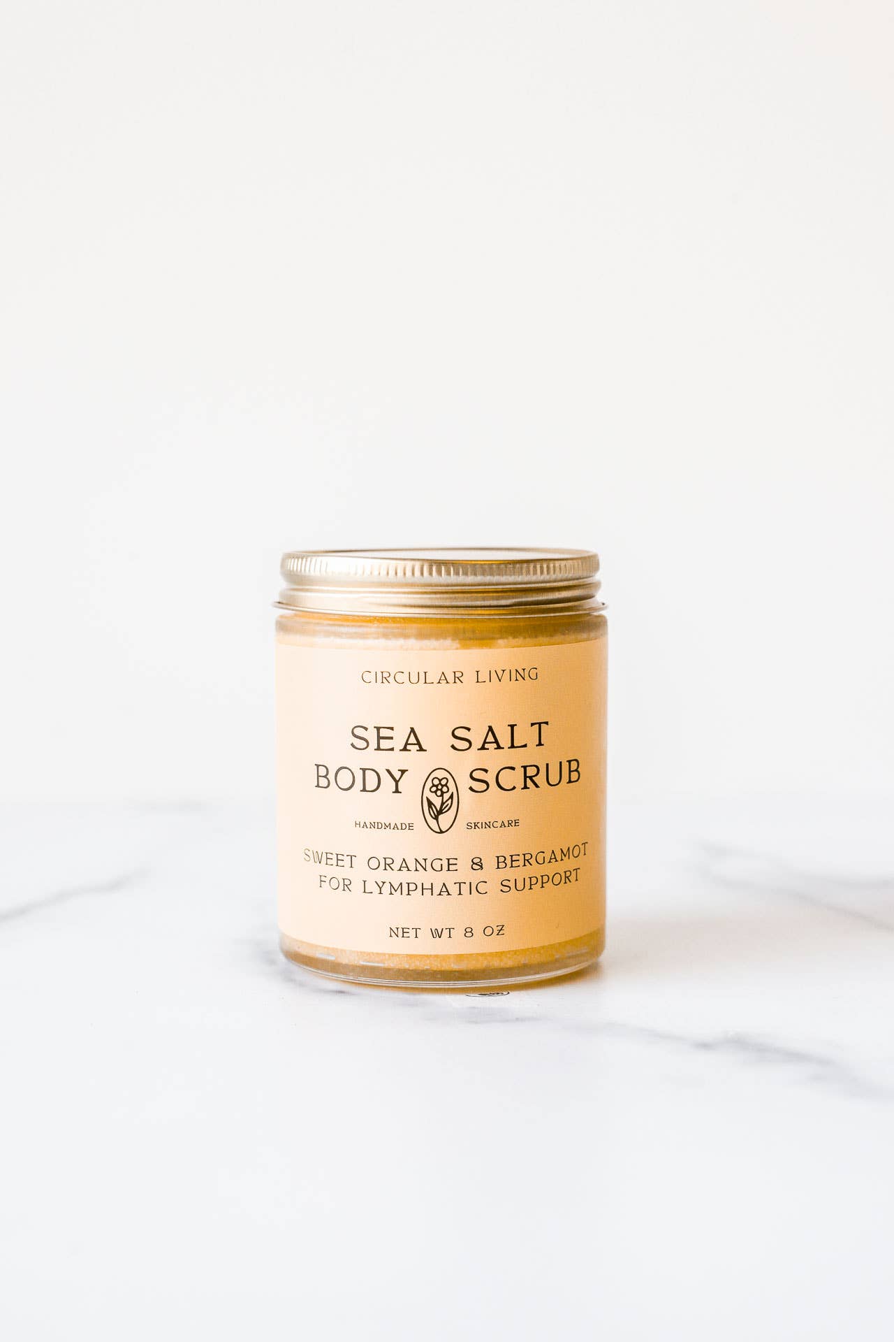 Circular Living - Sea Salt Body Scrub, Sweet Orange & Bergamot