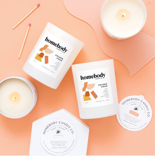 Homebody Candle Co. - Golden Hour • burn + bloom candle