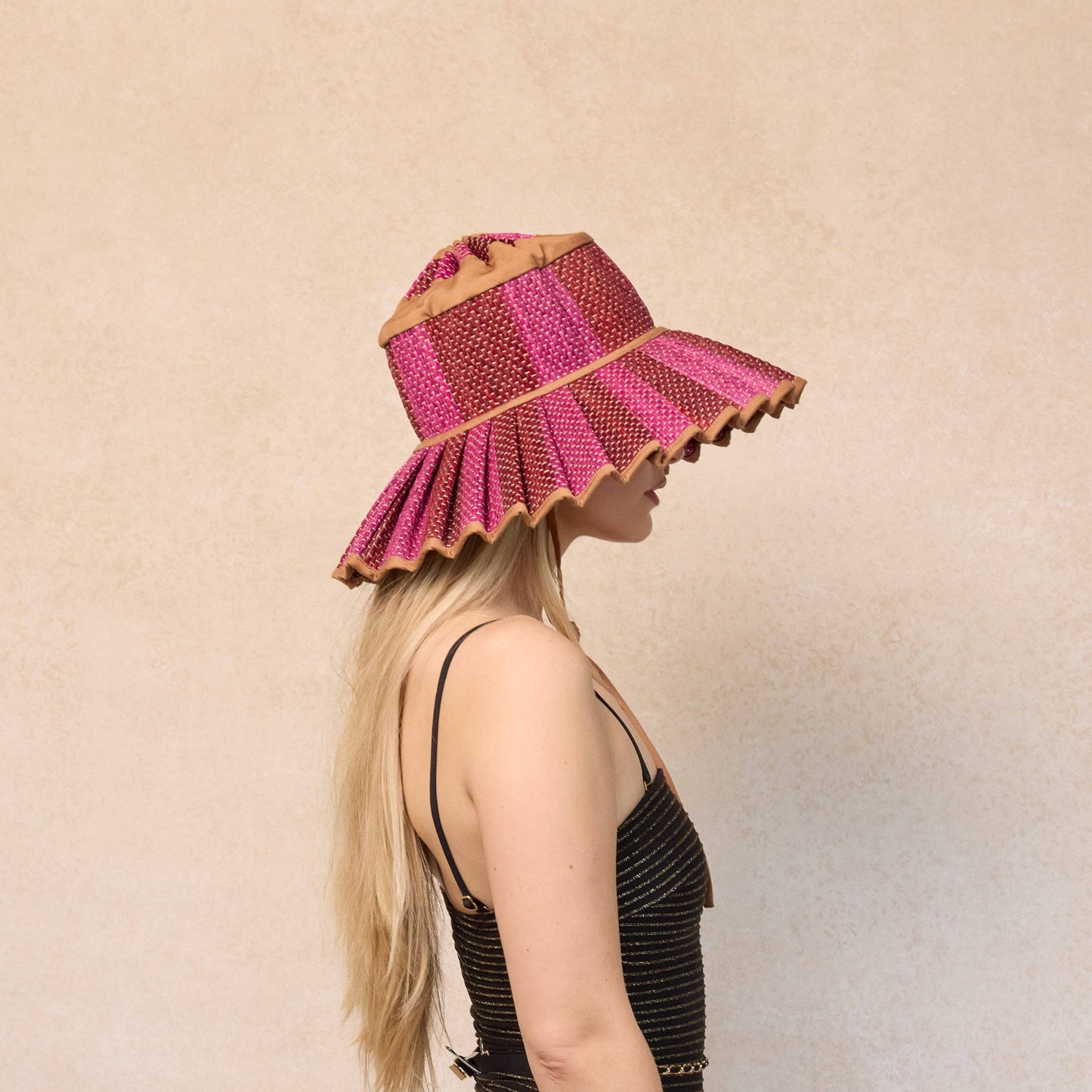 Lorna Murray - Love Heart | Caramel | Island Capri Hat: Maxi / Love Heart | Caramel