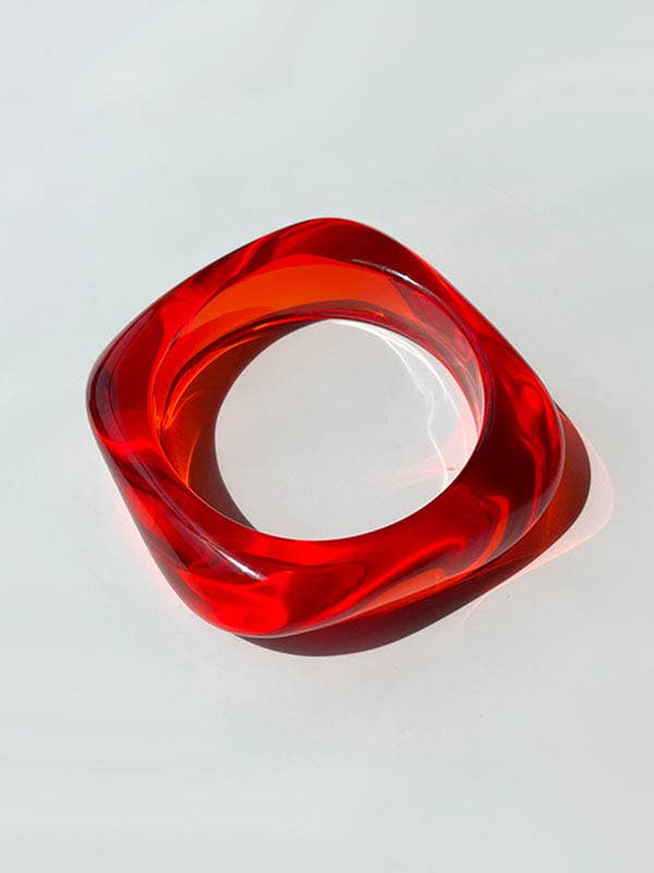 Geometric Bracelet Accessories: GREEN / One_size