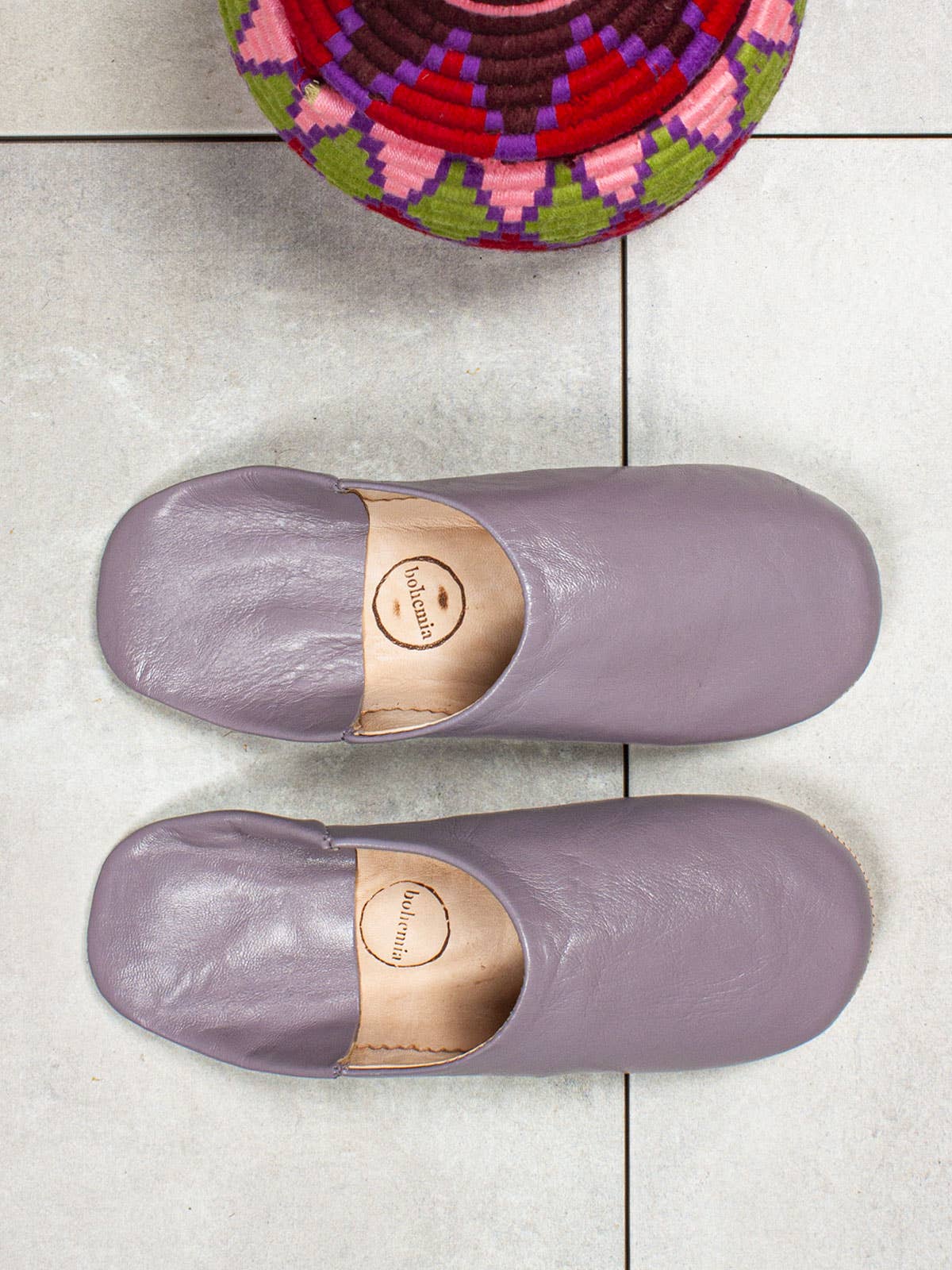 Bohemia Design - Moroccan Babouche Basic Slippers, Violet