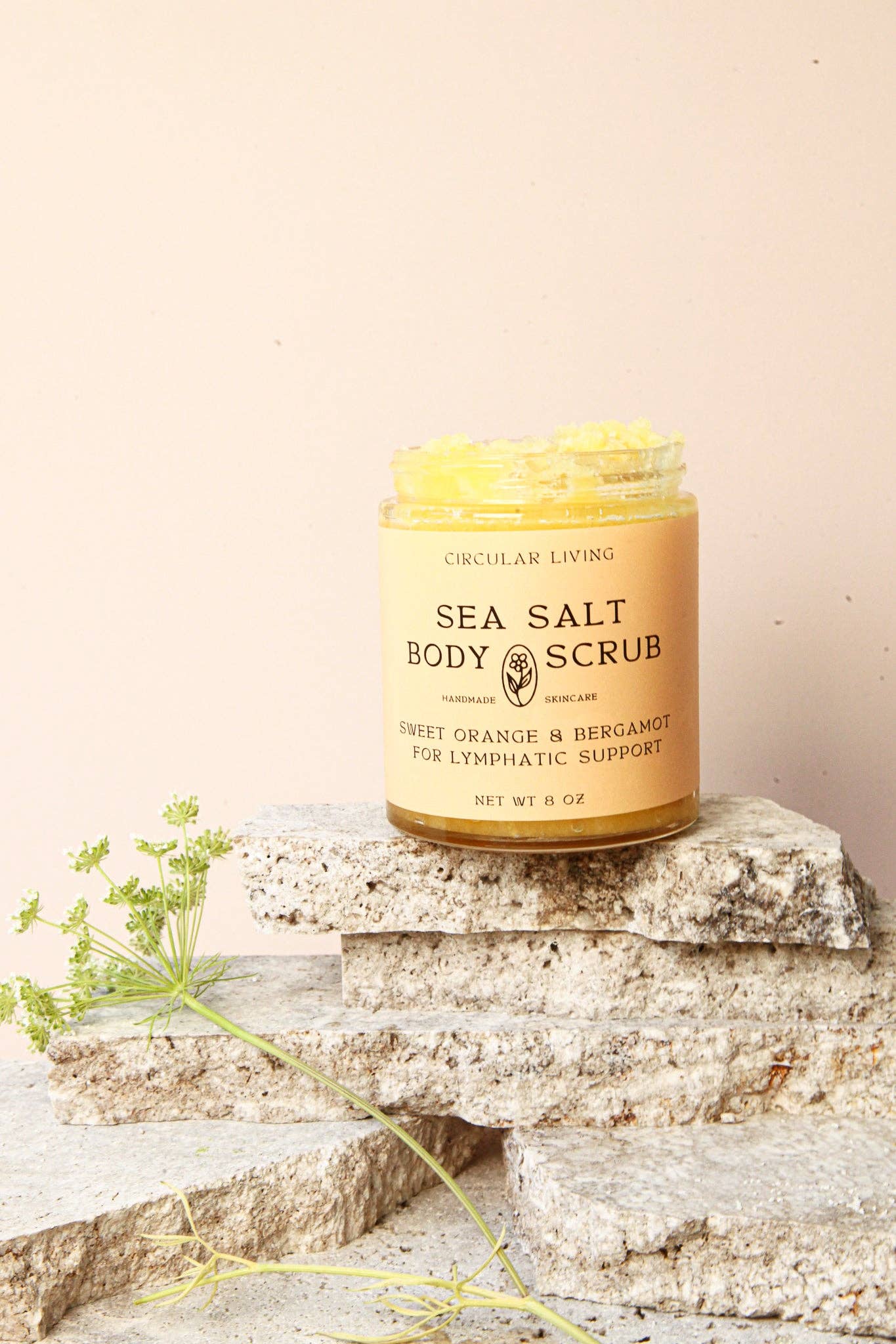 Circular Living - Sea Salt Body Scrub, Sweet Orange & Bergamot