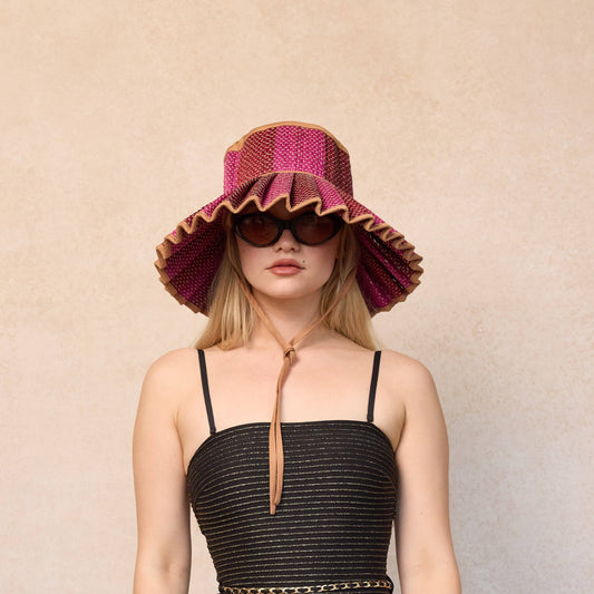 Lorna Murray - Love Heart | Caramel | Island Capri Hat: Maxi / Love Heart | Caramel