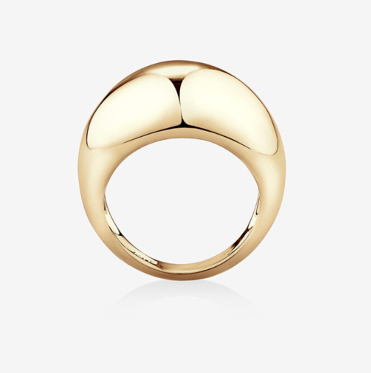 Max Dome Ring- Stainless Steel Waterproof 14K