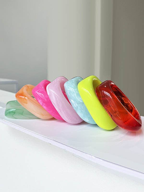 Geometric Bracelet Accessories: GREEN / One_size