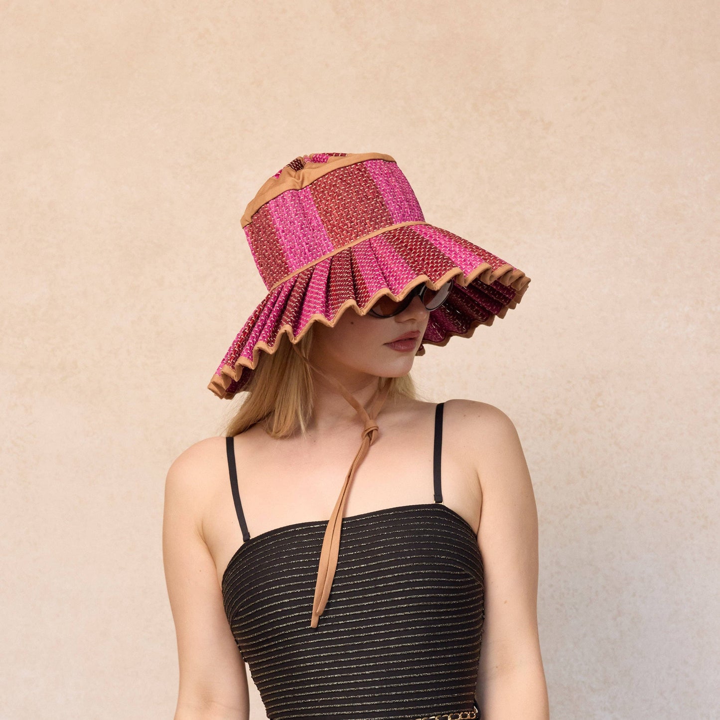 Lorna Murray - Love Heart | Caramel | Island Capri Hat: Maxi / Love Heart | Caramel