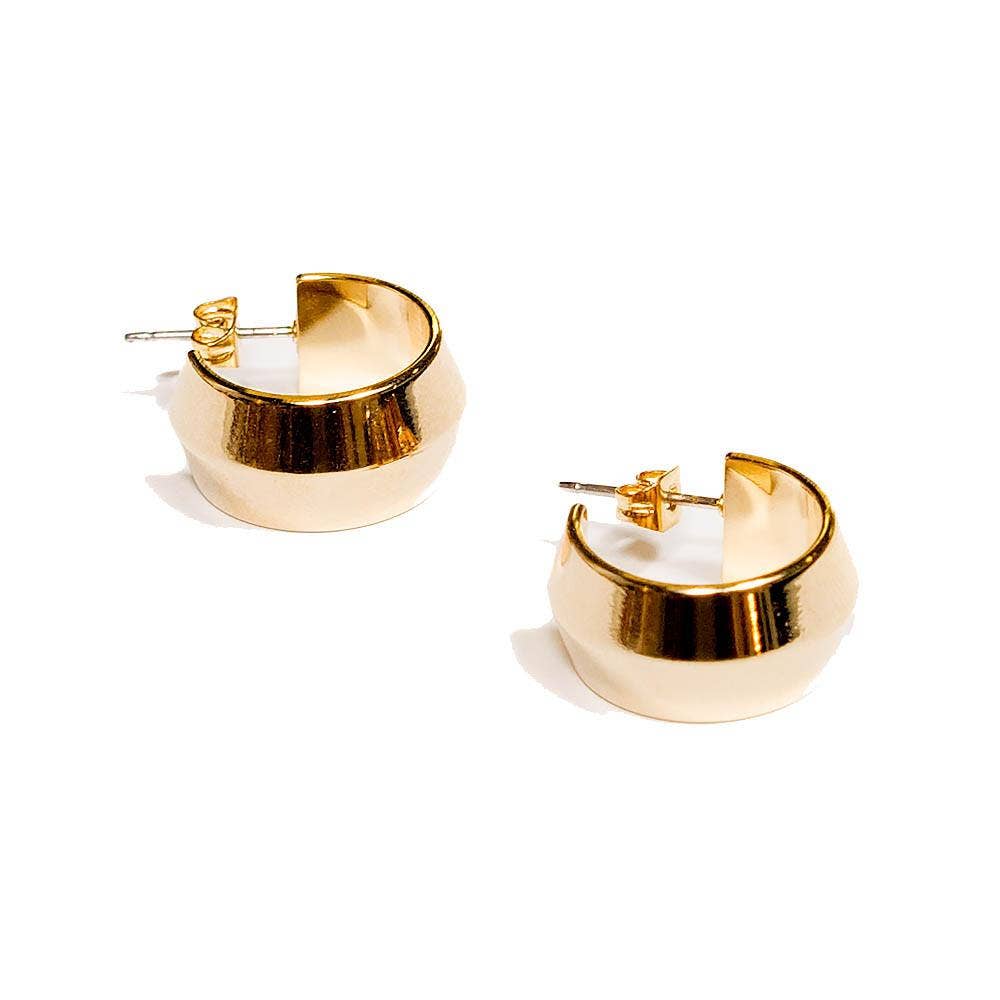 Janna Conner - Denae Hoop Earrings - 18k Gold