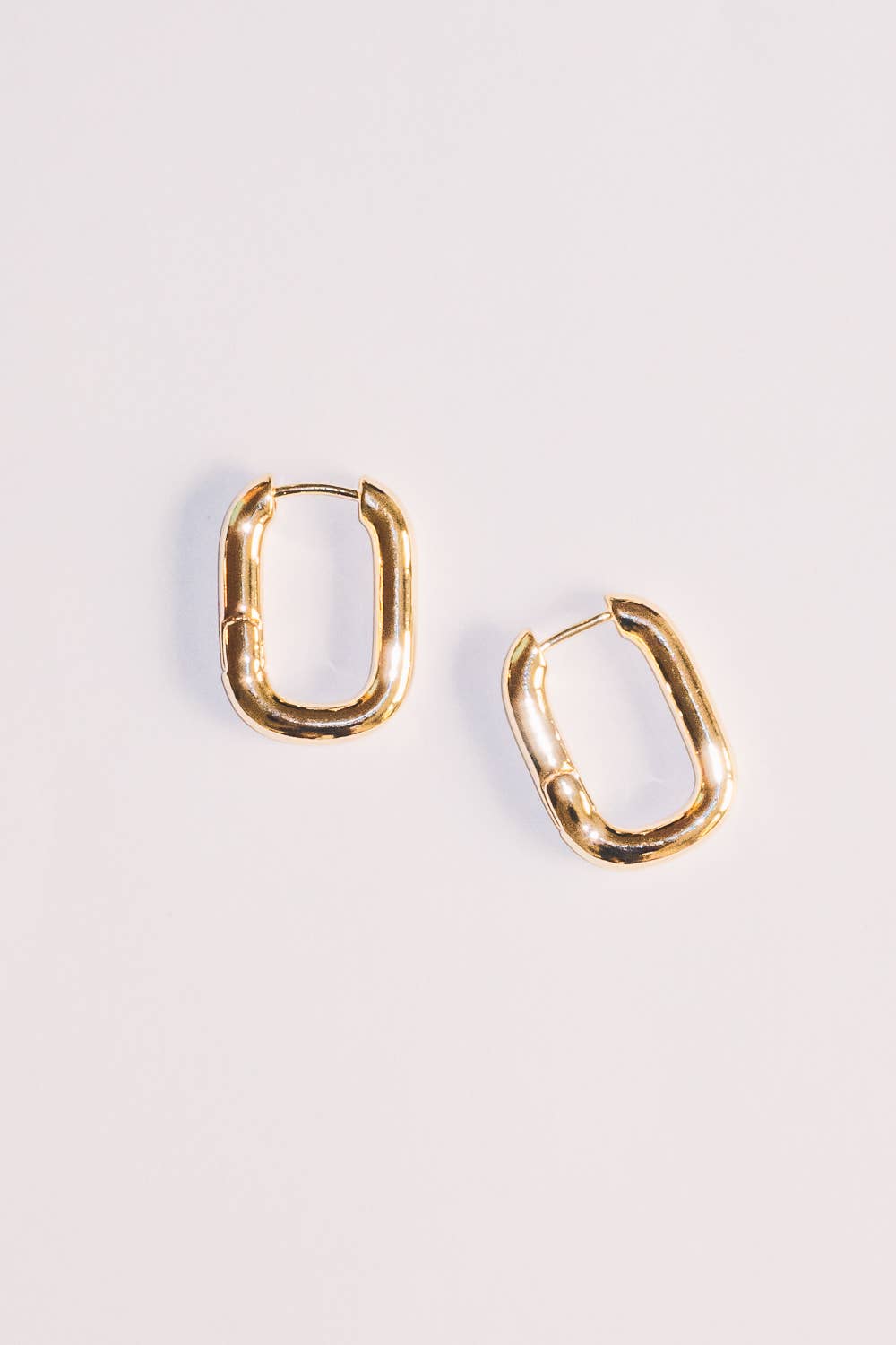 Janna Conner - Addie Gold Huggie Hoop Earrings | 18k Gold Plating