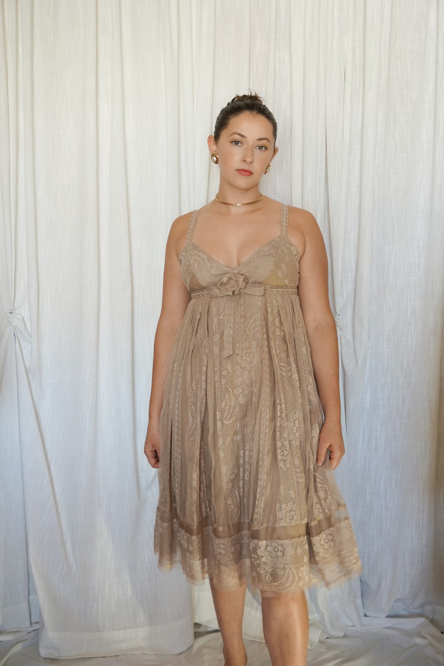 Anna sui top lace dress